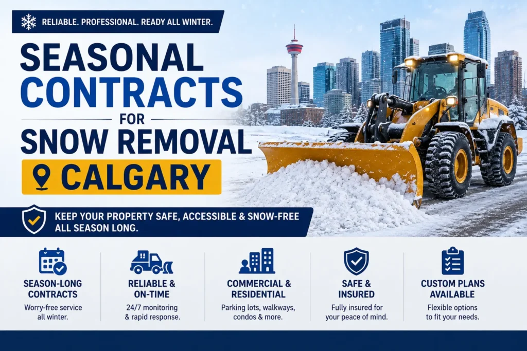 Seasonal Snow Removal Contracts in Calgary